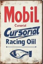 Mobil Exxon Retro Vintage Gas Gasoline Oil Tin Sign 8x12 inches Station Ggh - $34.91 CAD