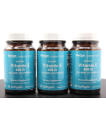 3 Pack! Wedge Vitamin E 400 IU Dietary Supplement, 30 Softgels Each, BB ... - £15.50 GBP