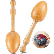 2 Pieces Darning Eggs Wooden Darning Egg For Socks Wood Darning Supplies... - $17.99