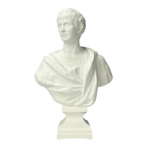 Trajan Roman Emperor Bust Head Statue Sculpture Museum Copy - £39.53 GBP