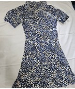 Dorothy Perkins Mini A Line Dress Short Sleeve Abstract High Neck Womens... - $28.72 CAD