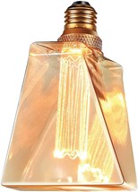 Decorative Led Bulb Vintage Dimmable Medium Base Glass Shade Warm White E26 Lamp - £25.93 GBP