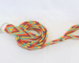 Multicolor Handmade Wayuu Pet Leash 62in Long Ergonomic Handle - $28.50