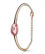 Baccarat Fleurs De Psydelic Bracelet Pink Crystal &amp; 18K Rose Gold Vermei... - £185.60 GBP