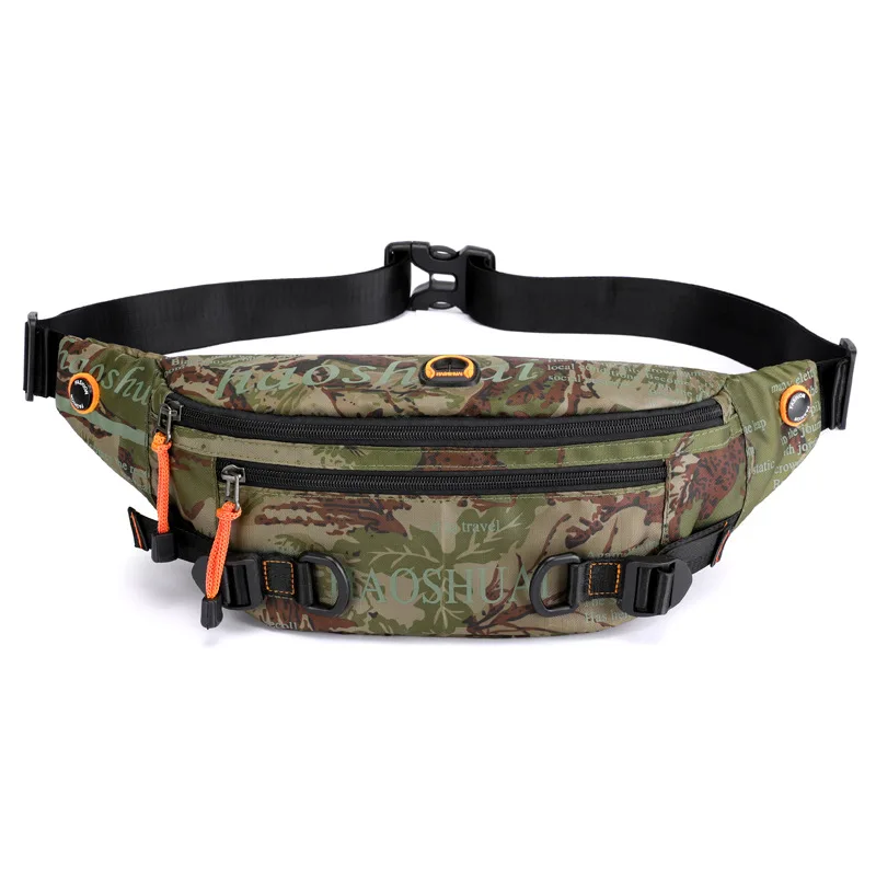 Ality nylon fanny pack sling chest bum bag for men waterproof multi purpose travel male thumb200