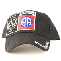 US Army 82nd Airborne on a new black ball cap w/tags - £15.96 GBP