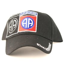 US Army 82nd Airborne on a new black ball cap w/tags - £15.75 GBP