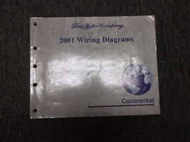 2001 Lincoln Continental Wiring Diagrams Electrical Service Shop Manual ... - $2.41