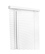 Living Accents MAX4764WH Vinyl 1&#39;&#39; in. Blinds 47 in. W x 64 in. H White ... - £18.73 GBP