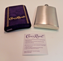 Crown Royal 8oz Stainless Steel 18/8 Flask - £15.39 GBP