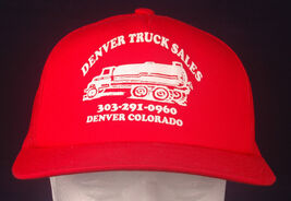 VTG Trucker Hat-Denver Truck Sales, Colorado-Adjustable Snapback Strap-C... - $11.99