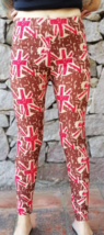 Retro Leggings for Women High Waist Footless Full XS Small Zumba Yoga Bo... - £12.24 GBP