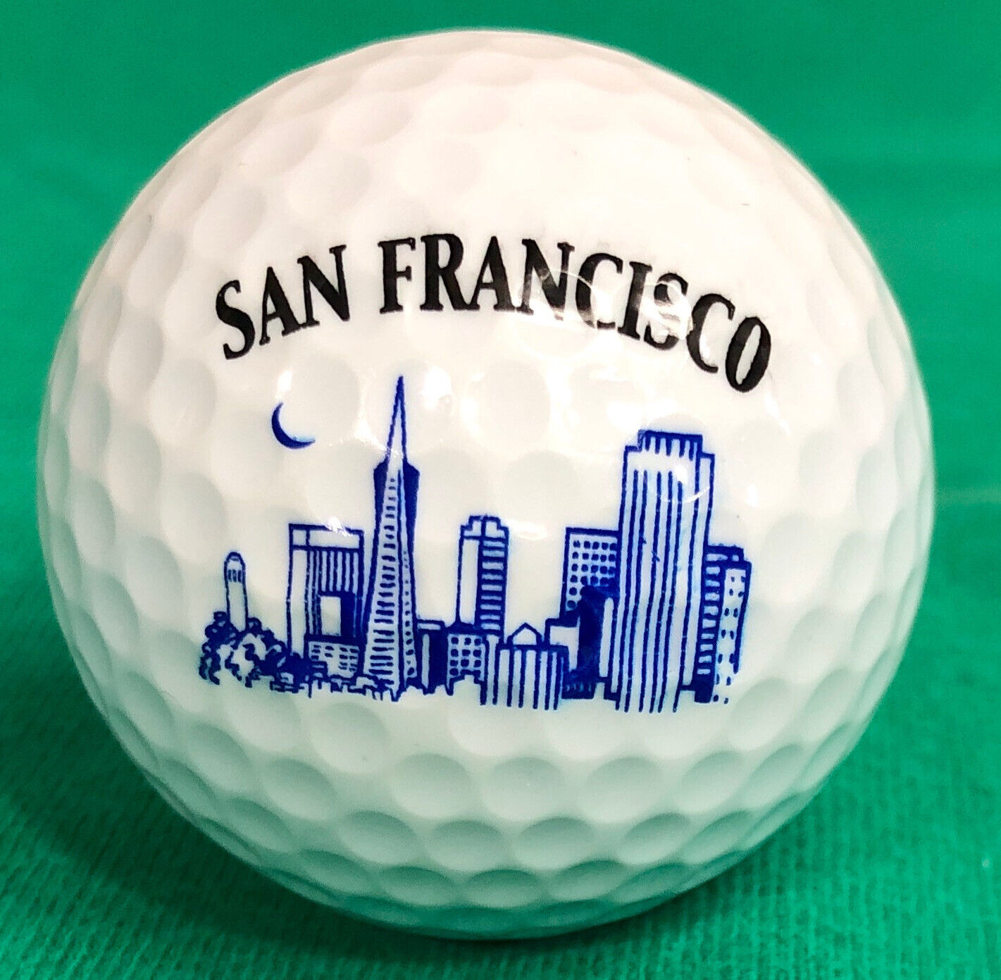 Primary image for Golf Ball Collectible Embossed Sponsor San Francisco California