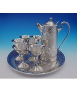Tapestry by Weidlich Brothers Silverplate Martini Set 8pc Floral (#3374) - $5,255.21 MXN