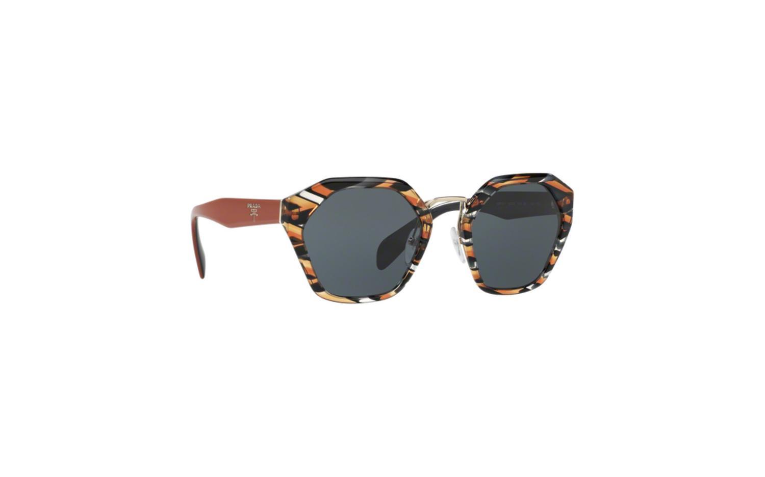 New Prada SPR 04T VAN-9K1 Cinema Women&#39;s Sunglasses - Color Sheaves Grey... - $170.00
