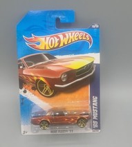 Hot Wheels 1965 Ford Mustang Coupe &#39;11 Heat Fleet Series #10/10 Brown Flame - £6.91 GBP