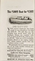 1910 Print Ad Brooks Mfg. Co. 23 Foot Wood Boats 12 Passenger Saginaw,Michigan - £8.49 GBP