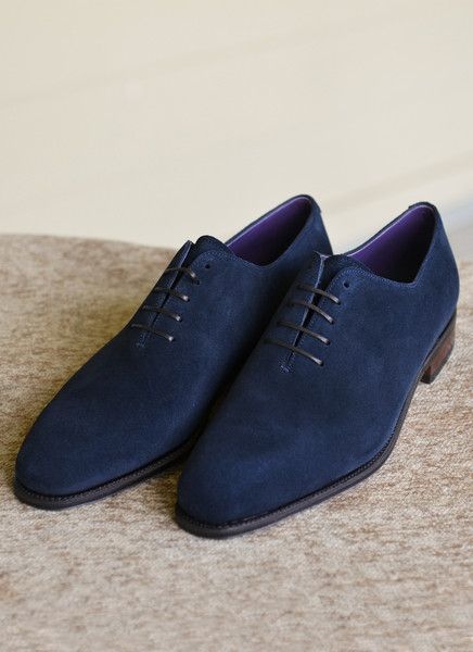 New Men Navy blue suede leather derby shoes Mens formal shoes Mens dress shoes