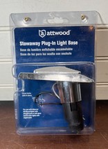 NEW Attwood Marine Stowaway Plug-In Navigation Light Base 911339-7 - £15.95 GBP