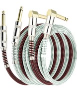 The Otraki 2 Pack Instrument Cables 3Ft Electric Guitar Cord 1/4 Inch St... - €26,18 EUR