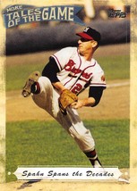 2010 Topps More Tales Of The Game #MTOG11 Warren Spahn Milwaukee Braves - £0.75 GBP