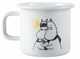 Muurla Moomin Winter Romance white Enamel Mug 3,7 dl - $21.56