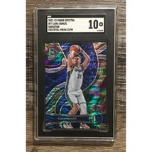 2021-22 Spectra Luka Doncic #77 Celestal Prizm 22/99 SGC Gem Mint 10 - £95.17 GBP