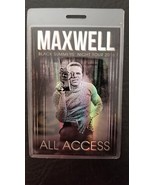 MAXWELL - BLACK SUMMERS&#39; NIGHT 2016 TOUR ALL ACCESS LAMINATE BACKSTAGE PASS - $1,409.36 MXN