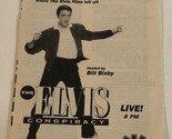 Elvis Conspiracy Tv Guide Print Ad Elvis Presley Bill Bixby TPA18 - £4.66 GBP