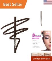 24HR Eye Define Waterproof Eyeliner in Deep Brown - Smudge-Proof Precision - $7.47