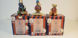 Enesco Pennywhistle Lane Lot of 3 - Stanley Bear, Jangles the Jester, Sa... - $9.99