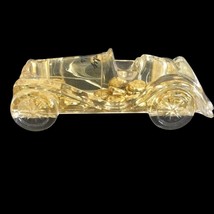 Vintage Decorative Clear Classic Coupe Car Beverly Hills w/ Gold Tone Coins - $11.85