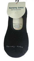 Tommy John Stay-Put Liner Mens Socks 2 Pack Black Sz 8.5-13 InvisiGrip Y-Heel - £23.47 GBP