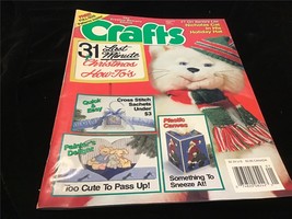 Crafts Magazine January 1990 31 Last Minute Christmas How-To&#39;s, Cross Stitch - £7.90 GBP