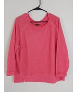 HANNAH Pink Pullover Cuffed Sleeve Sweater Women&#39;s Size XL - $348.17 MXN