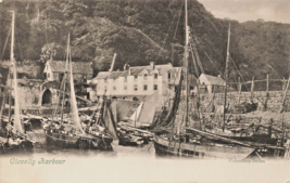 Clovelly Harbour Devon ENGLAND-SHIPS &amp; Boatss~Photo Postcard - £6.21 GBP