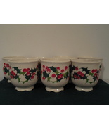 7 Lenox Candle Holders vintage holly berry candle holder tea light candl... - $45.00