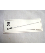 1976 Ad E-B Industries, Simsbury and Avon, Ct Ensign Bickford - $12.32 CAD