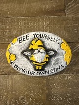 Garden Decor Painted Rock Bee Yourself And Do Your Own Sting - $24.63