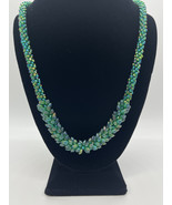 Green Vine Kumihimo Necklace - $191.47 CAD