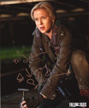 Jessy schram falling skies 10x8 hand signed photo 170464 p thumb200