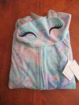 Fleece One-Piece Pajamas Size 6 7 8 14/16 Blanket Sleeper Union Hooded U... - $23.75