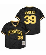 Pirates #39 Dave Parker Jersey Old Style Uniform Black - $45.00