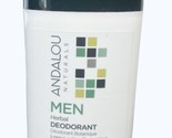 Andalou Naturals Men Mountain Sage Deodorant Vegan Herbal Broken Cap - £23.53 GBP
