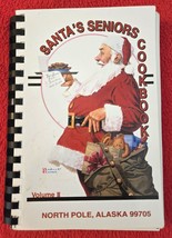 Vintage SANTA&#39;S SENIOR CENTER North Pole Alaska COOKBOOK Norman Rockwell... - $221.25 MXN