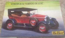 Heller Citroen B-14 Torpedo De Luxe Deluxe 1:24 Scale Model Kit 80732 - £26.32 GBP