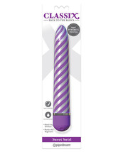 Classix Sweet Swirl Vibrator - Purple - $20.30