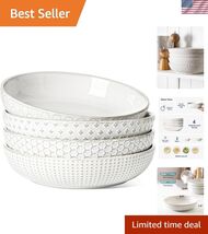 Pasta Bowl 36 oz, Salad Bowl Serving Plate Bowls, Housewarming Wedding P... - $88.79