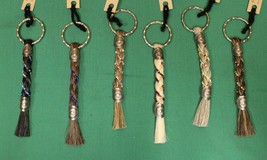 Equine Key Chain - Beaded Braided Horse Hair - Cowboy Collectibles Seed ... - $12.00