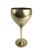 Vtg Leonard EPNS 7.5&quot; Wine Goblet Chalice Stem Cup, Electro Plated Nicke... - $366.26 MXN